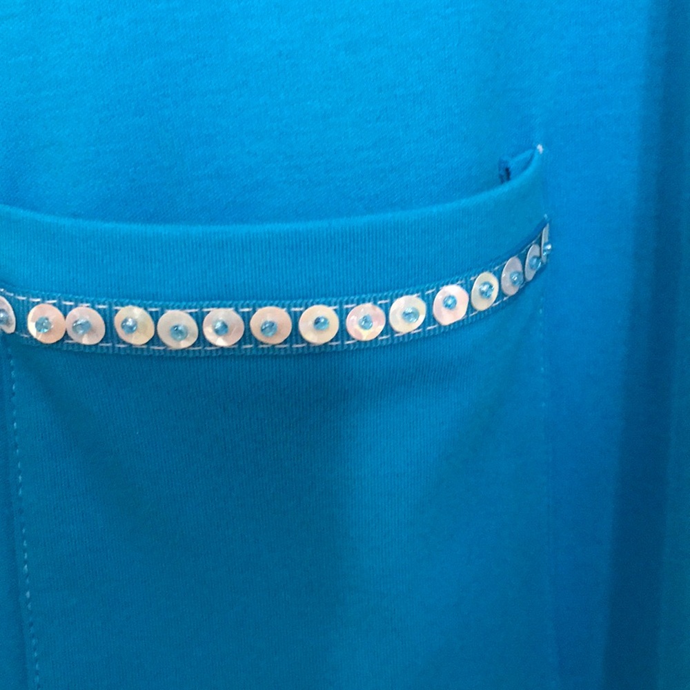 Ann Trinity - Beautiful Blue Shirt/Jacket 🦋 NWOT - Picture 5 of 9